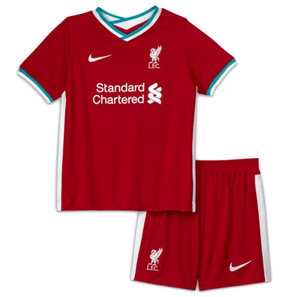 Trikot Liverpool Heim Kinder 2020-21 Rote Fussballtrikots Günstig